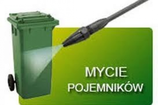 Komunikat dot. mycia i dezynfekcji pojemników